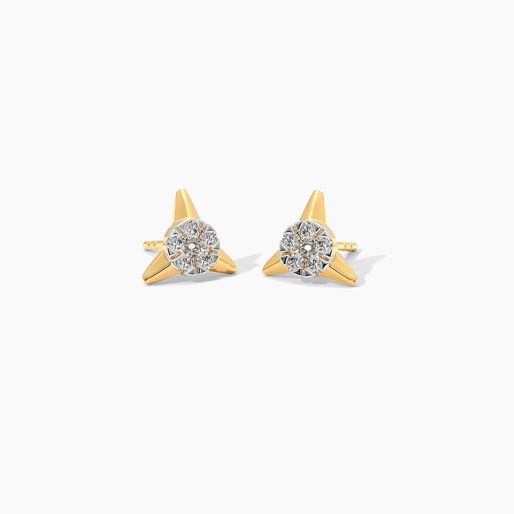 Air Baron Diamond Stud Earrings