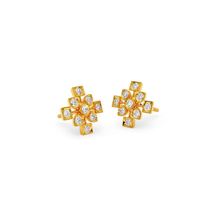 Circa 22KT Diamond Stud Earrings