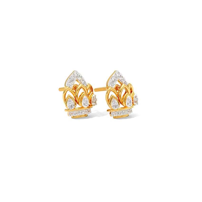 kashi Verse Diamond Stud Earrings