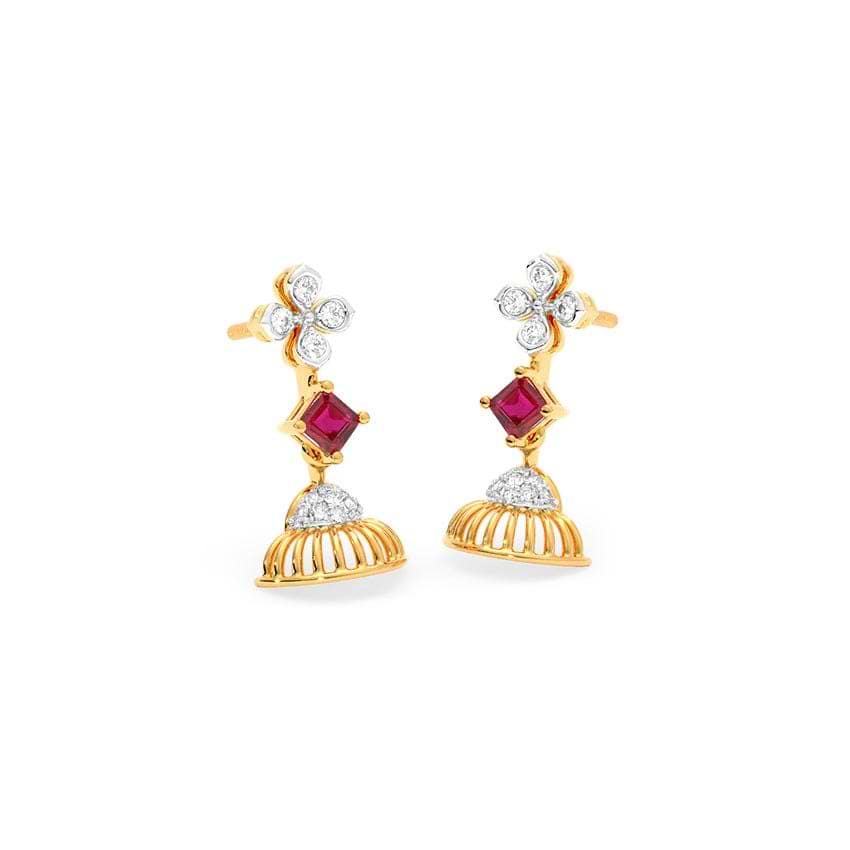 Kanak Gemstone Jhumkas