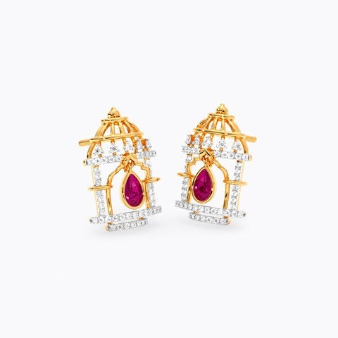 Peirava Gemstone Stud Earrings