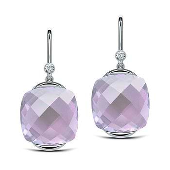 Naked Gemstone Drop Earrings