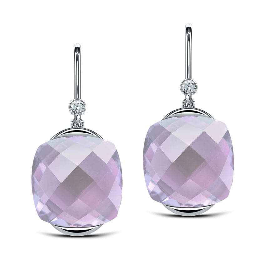 Naked Gemstone Drop Earrings