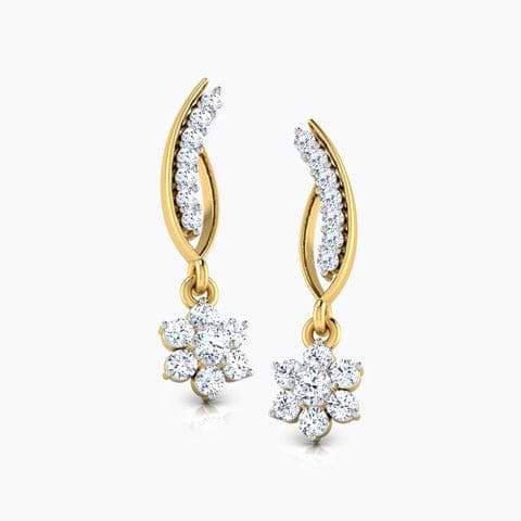 Flower and Stalk Diamond Drops