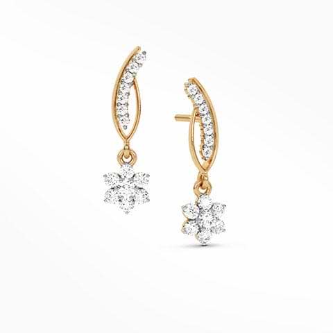 Flower and Stalk Diamond Drops