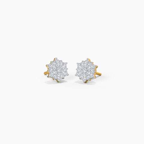 Sunshine Diamond Stud Earrings