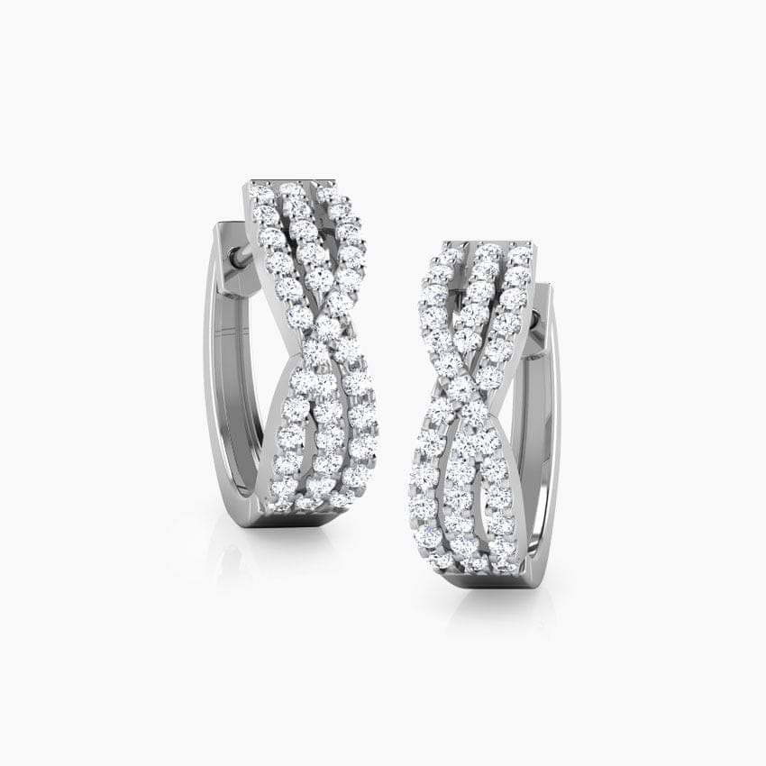 Lovise Diamond Hoop Earrings For Women