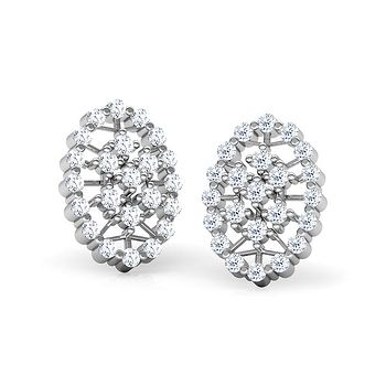 Chandelier Diamond Stud Earrings