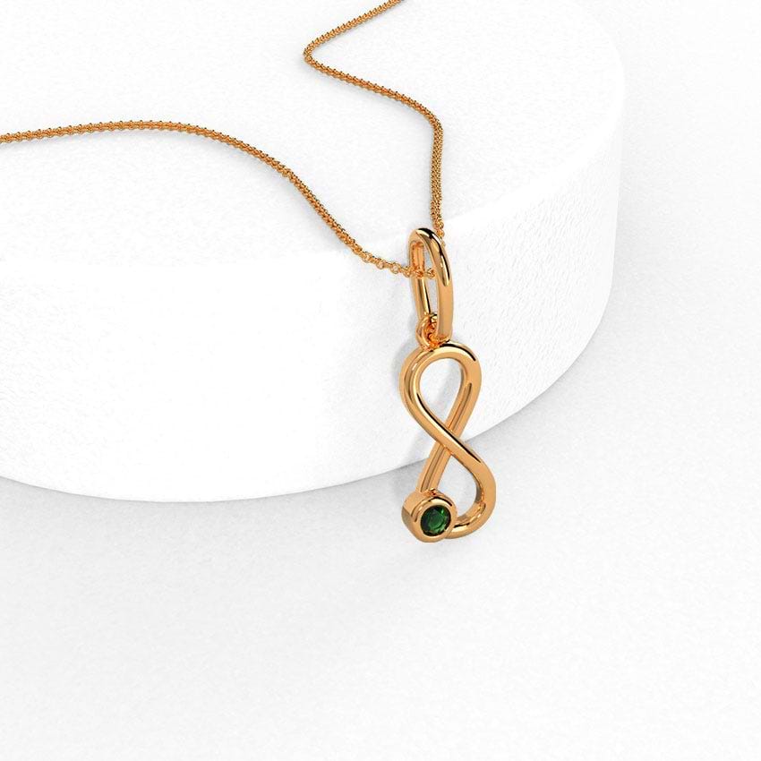 For ever gemstone pendant