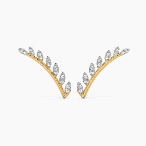 Daisy Diamond Ear Cuffs