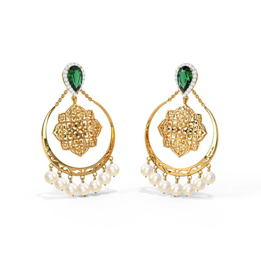 Ida Swing Gemstone Chand Bali