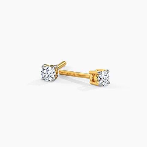 Serene Diamond Stud Earrings
