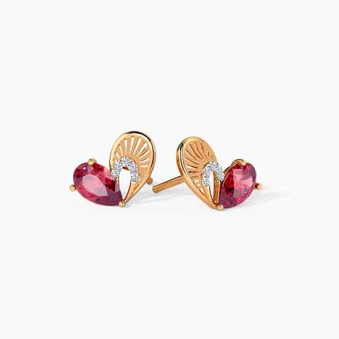 Esme Gemstone Stud Earrings