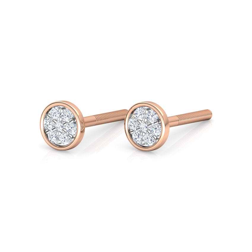 Star Diamond Stud Earrings