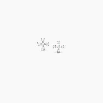 Snowflakes Kids' Diamond Earrings