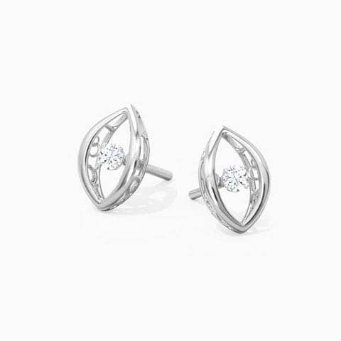 Isadora Heartbeat Diamond Stud Earrings