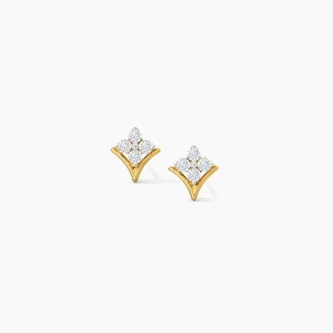 Trinket Diamond Stud Earrings