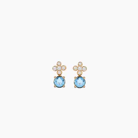 Liz Sparkle Gemstone Drop Earrings