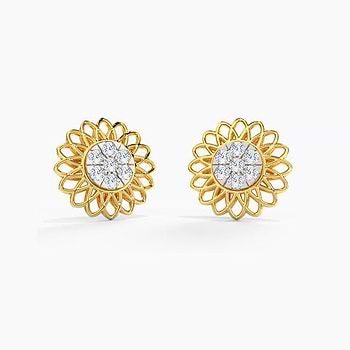 Evie Detachable Diamond Stud Earrings