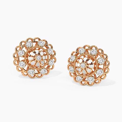 Triumph Orb Detachable Diamond Stud Earrings