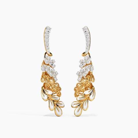 Celebration Bloom Diamond Drop Earrings