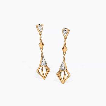 Joyous Diamond Drop Earrings 
