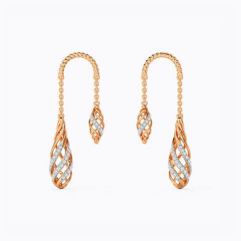 Belen Diamond Drop Earrings
