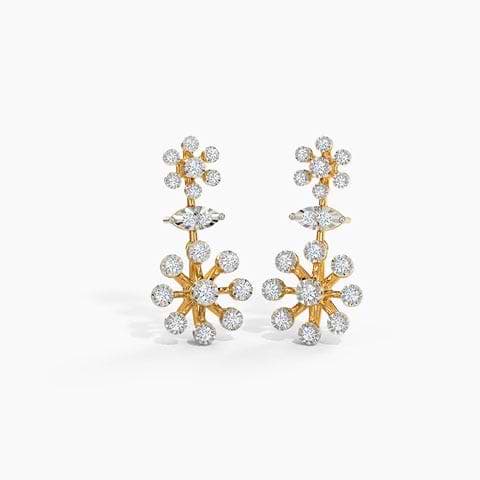 Arina Diamond Drop Earrings