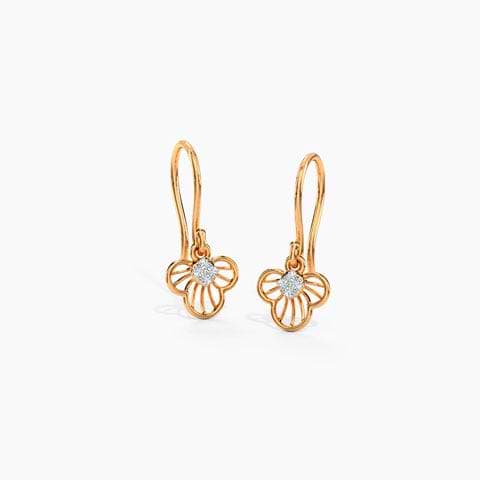 Evelyn Hopeful Diamond Drop Earrings
