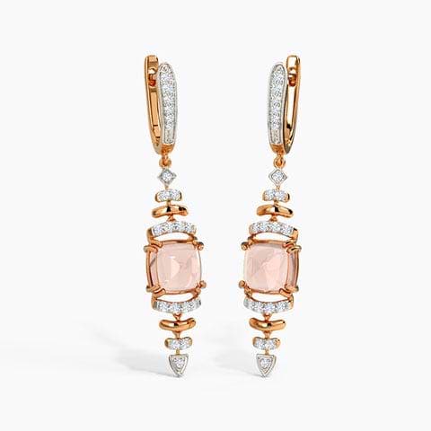 Precipice Gemstone Drop Earrings