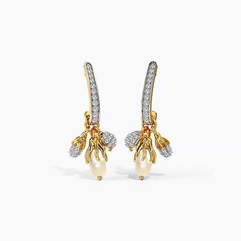 Mehan pearl Drop Earrings