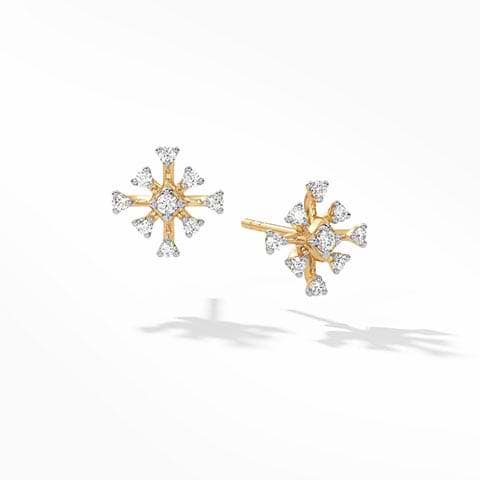 Fresh Peppy Diamond Stud Earrings