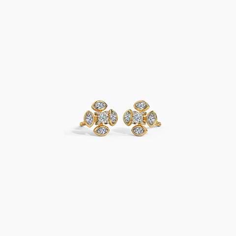 Jovial Diamond Stud Earrings