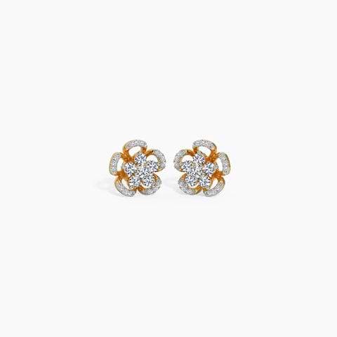 Endearing Hazel Diamond Stud Earrings