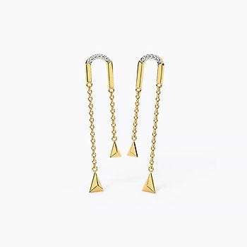 Breezy Diamond Drop Earrings
