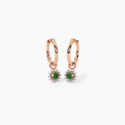 Zoey Diamond Round Kids Hoops 