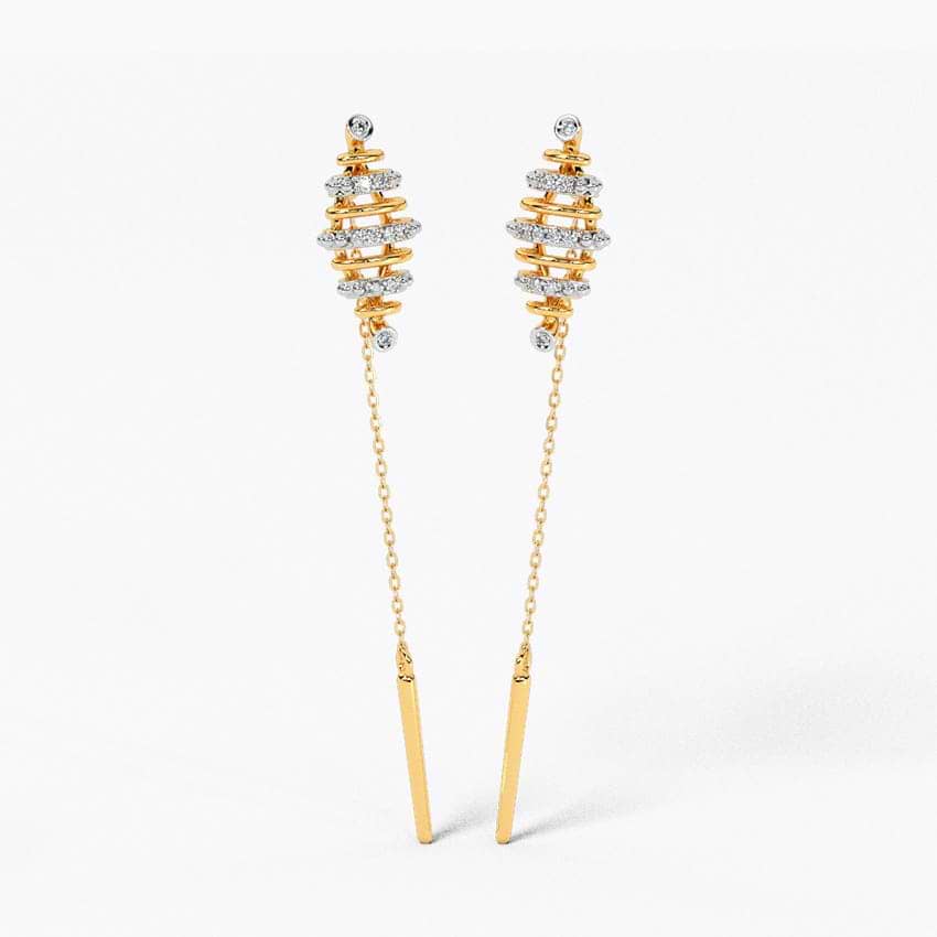 Sparkling Skew Diamond Sui Dhaga