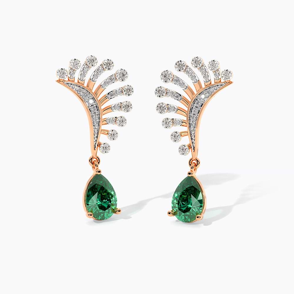 Sage & Spark Gemstone Drop Earrings