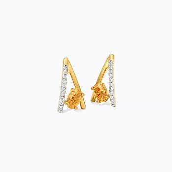 Celestial Shards Gemstone Stud Earrings