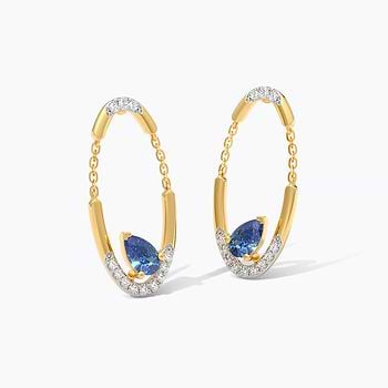 Brillessa Gemstone Drop Earrings