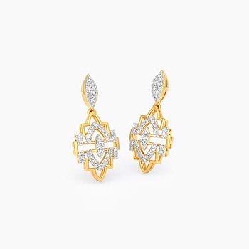 Elaria Diamond Drop Earrings