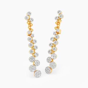 Galaxia Gleam Diamond Drop Earrings