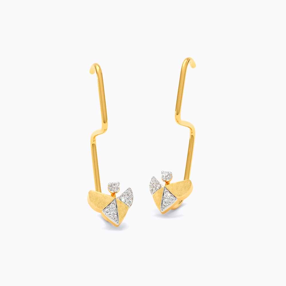 Angel Wings Diamond Ear Cuffs
