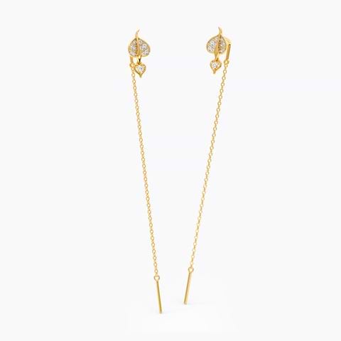 Sutra Diamond Sui Dhaga Earrings