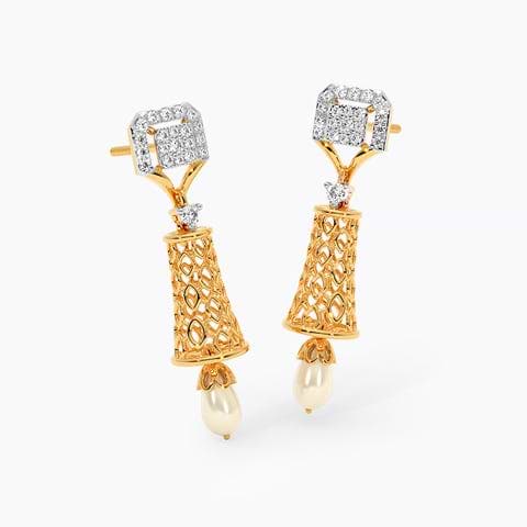 Chime Gemstone Jhumkas