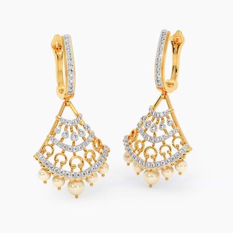 Mridula Gemstone Hoop Earrings