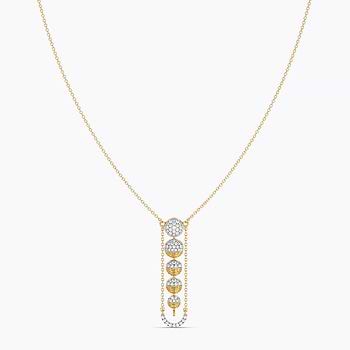 Cosmic Phase Diamond Necklace