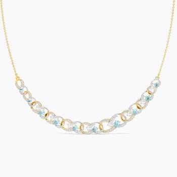 Aqualine Spark Gemstone Necklace Aqualine Spark Gemstone Necklace