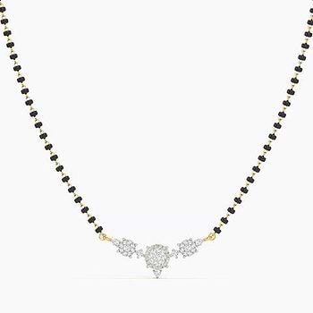Vritika Miracle Plate Diamond Mangalsutra