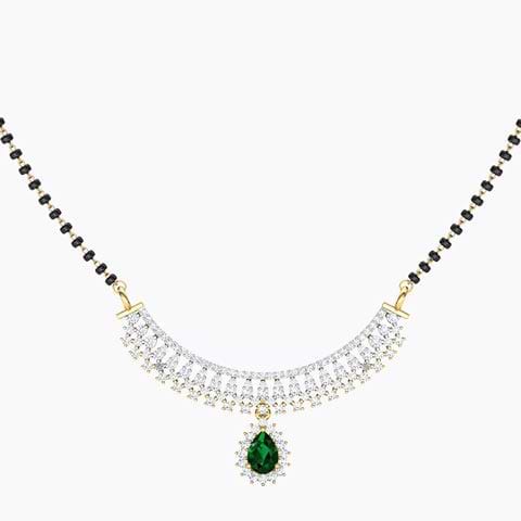 Lekha Gemstone Mangalsutra